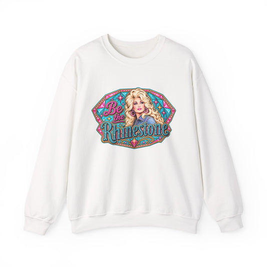 Be the Rhinestone Sweatshirt | Dolly Style Portrait, Retro Glam Graphic