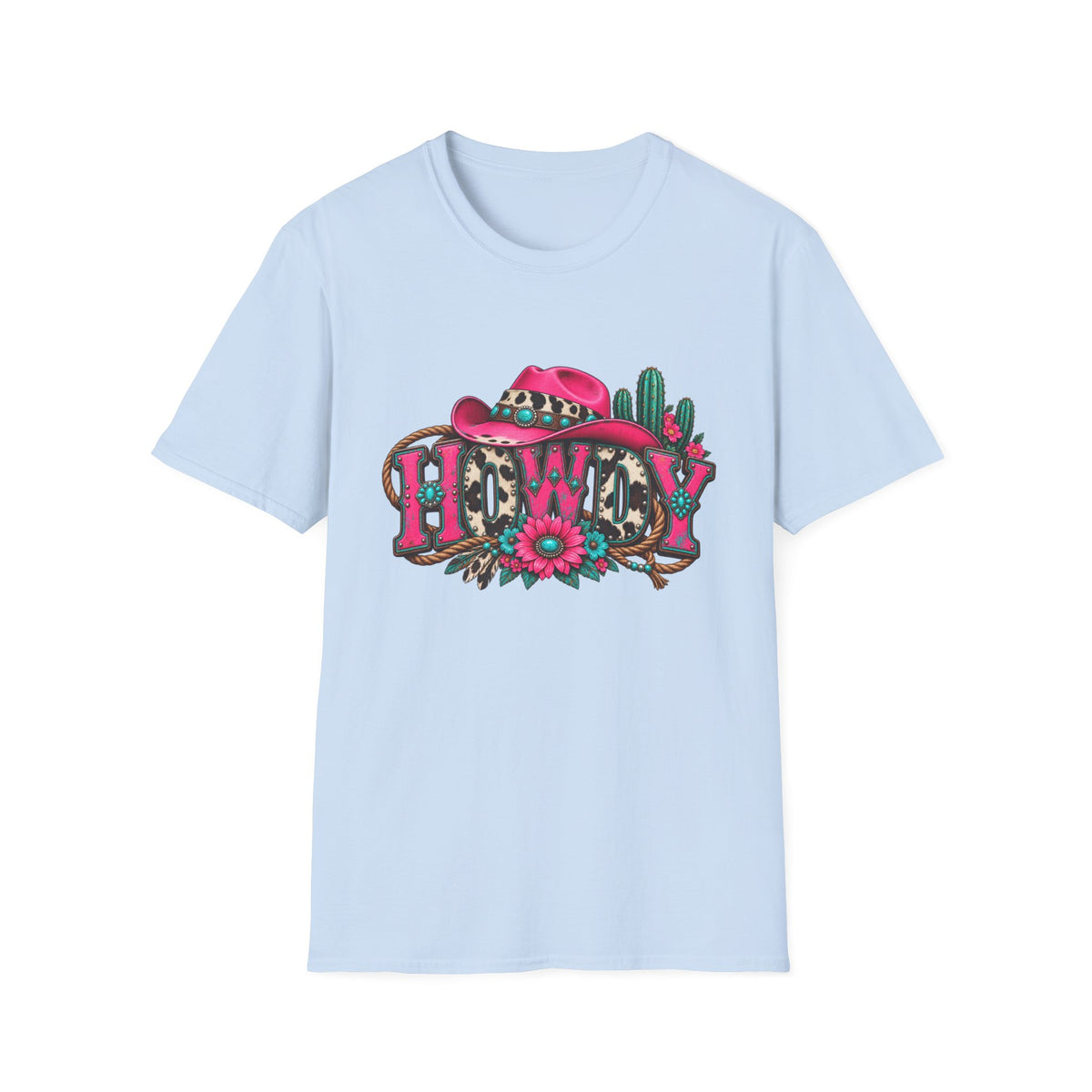 Howdy Floral  Graphic T-Shirt