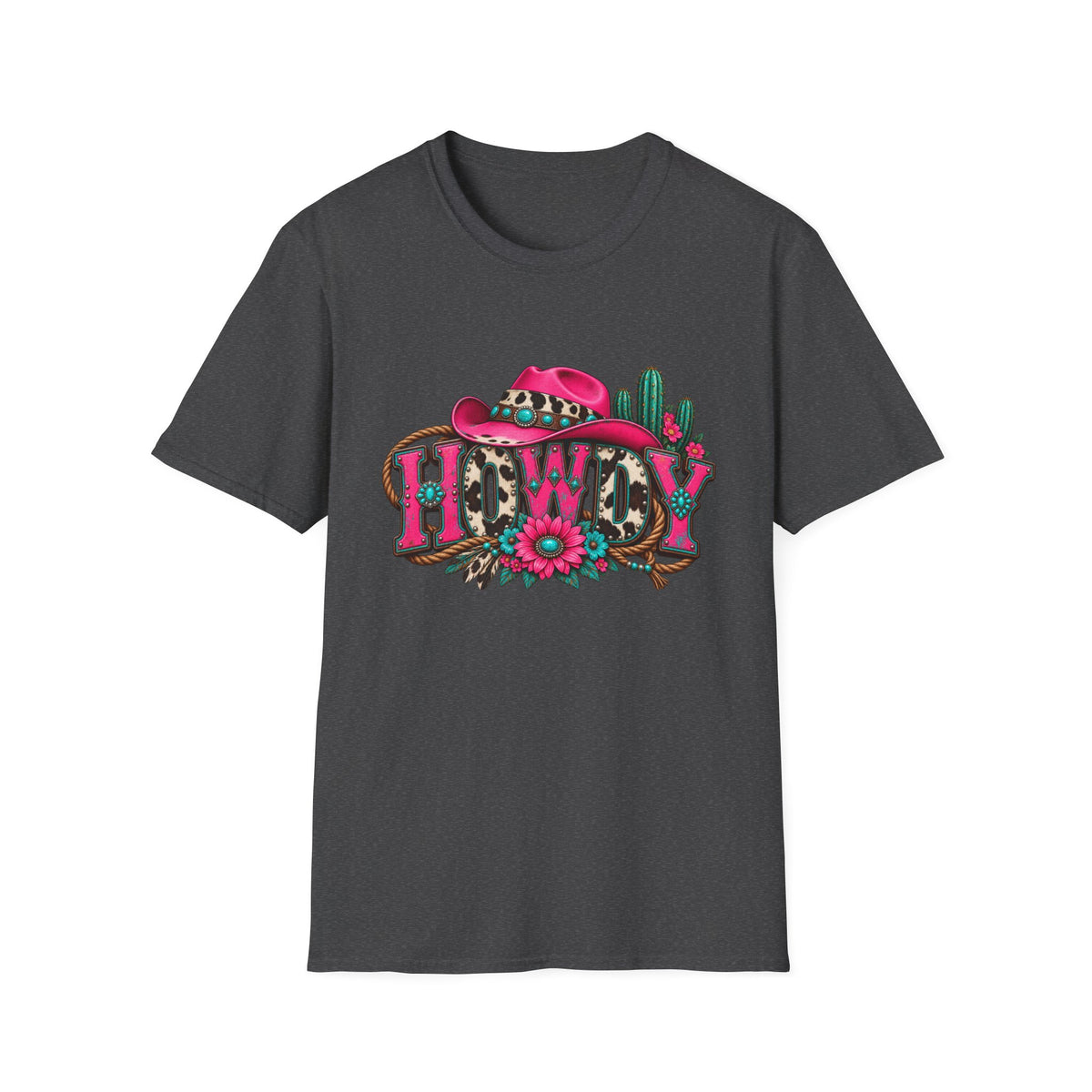 Howdy Floral  Graphic T-Shirt
