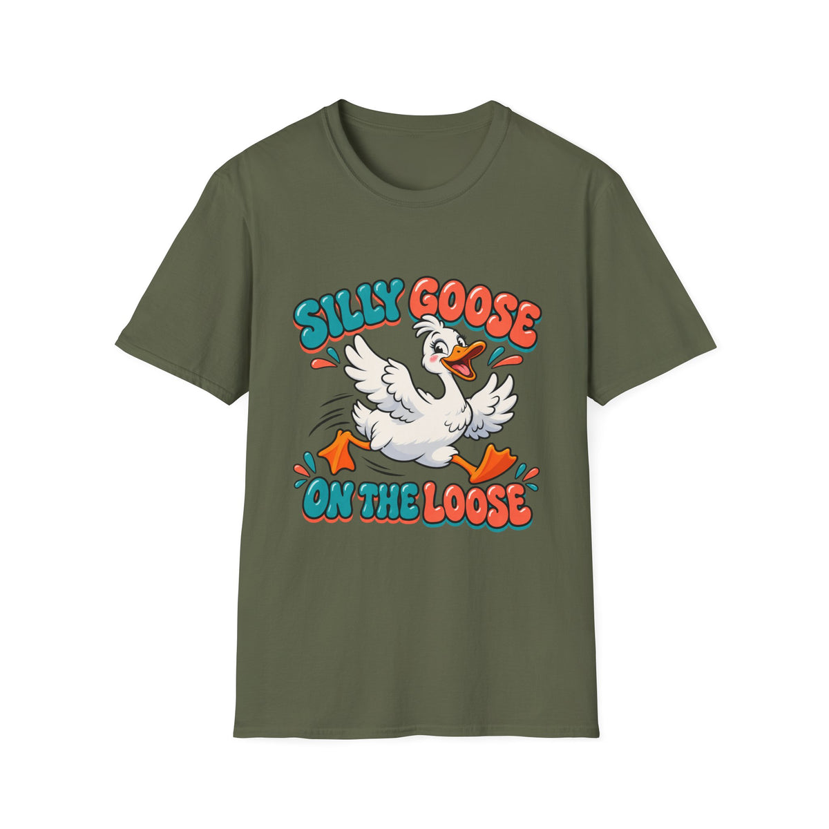 Silly Goose on the Loose Funny Goose T-Shirt
