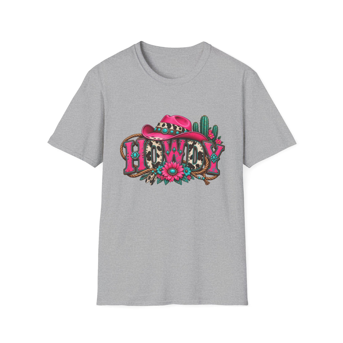 Howdy Floral  Graphic T-Shirt