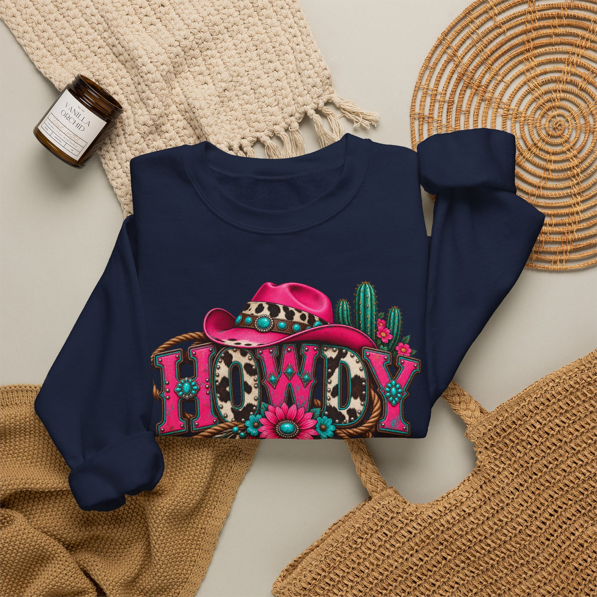 Crewneck Western Howdy