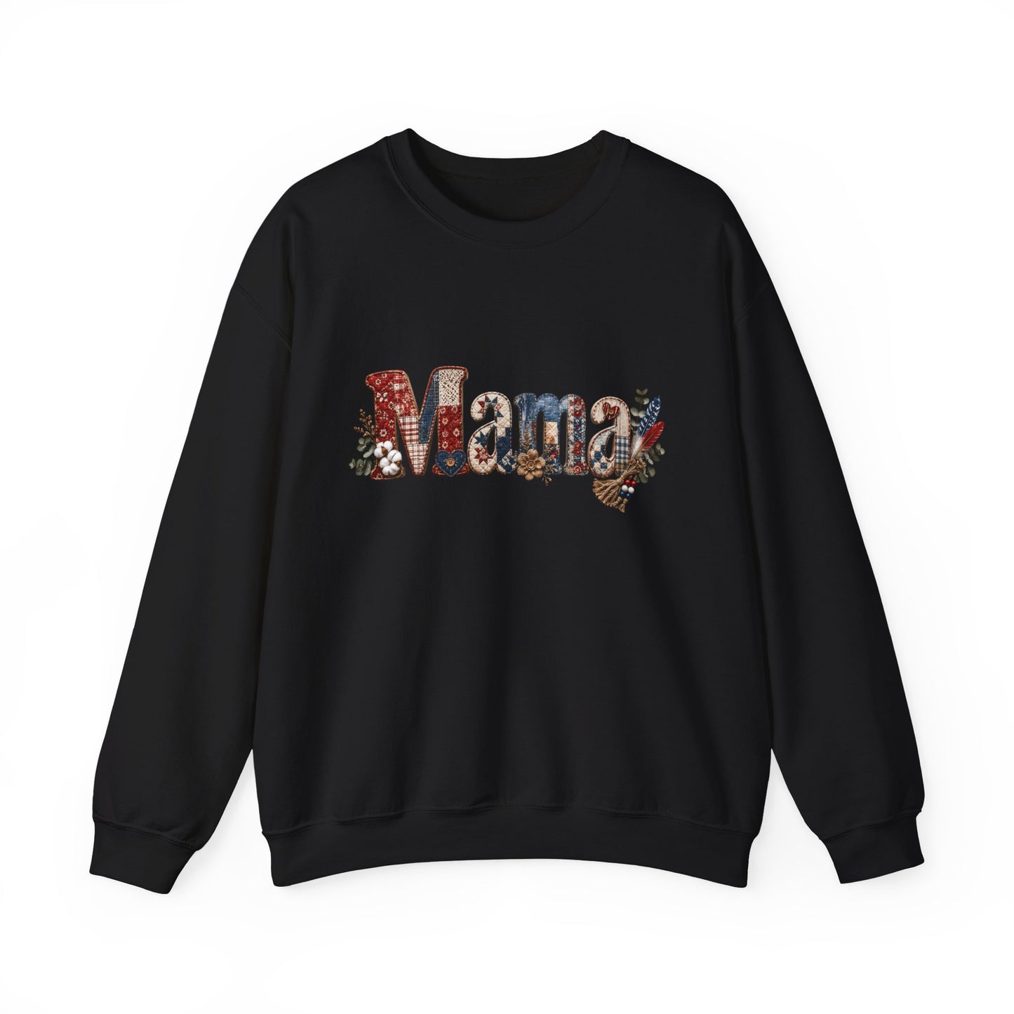Mama Floral Letters Sweatshirt