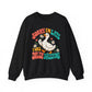 Sorry I’m Late, I Was Dilly-Dallying Funny Duck Crewneck Sweatshirt