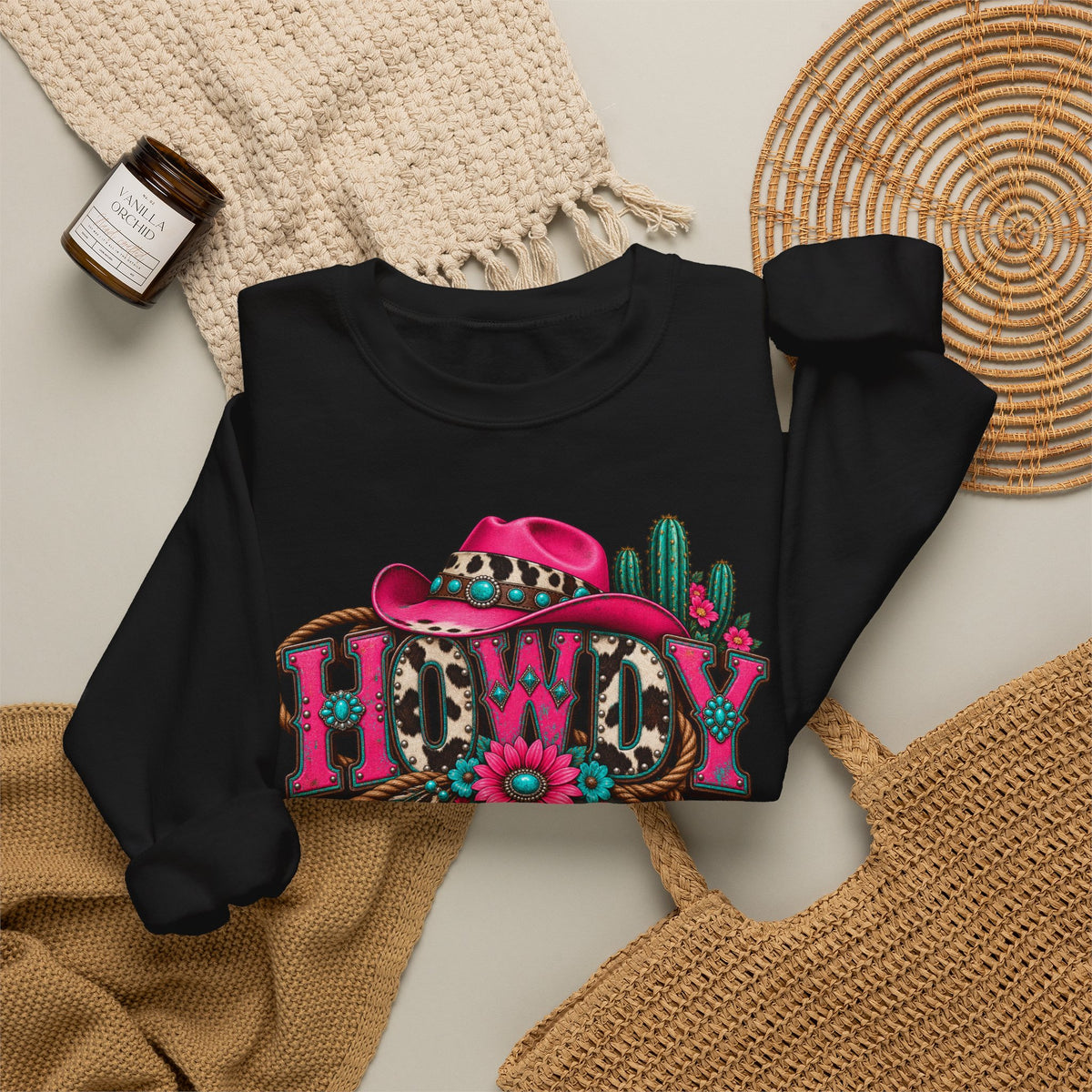 Crewneck Western Howdy