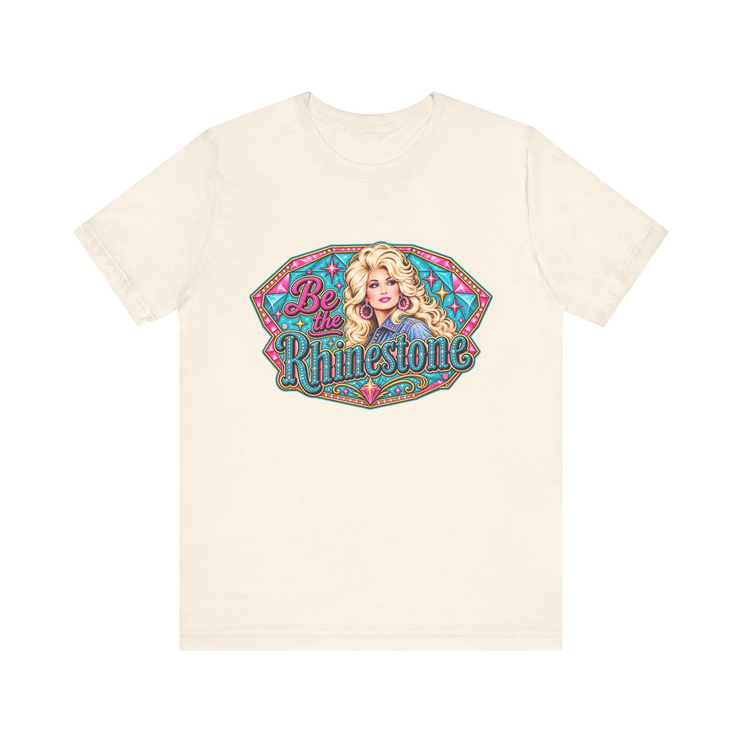 Be the Rhinestone T-Shirt | Retro Country Cowgirl Illustration