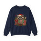 Crewneck-Christmas Raccoon "Merry"