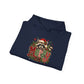 Merry Raccoon Christmas Hoodie – Cute Holiday Graphic Sweatshirt