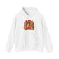 Fall Plaid Pumpkin Fall letters Hoodie | Autumn Leaves Rustic Thanksgiving