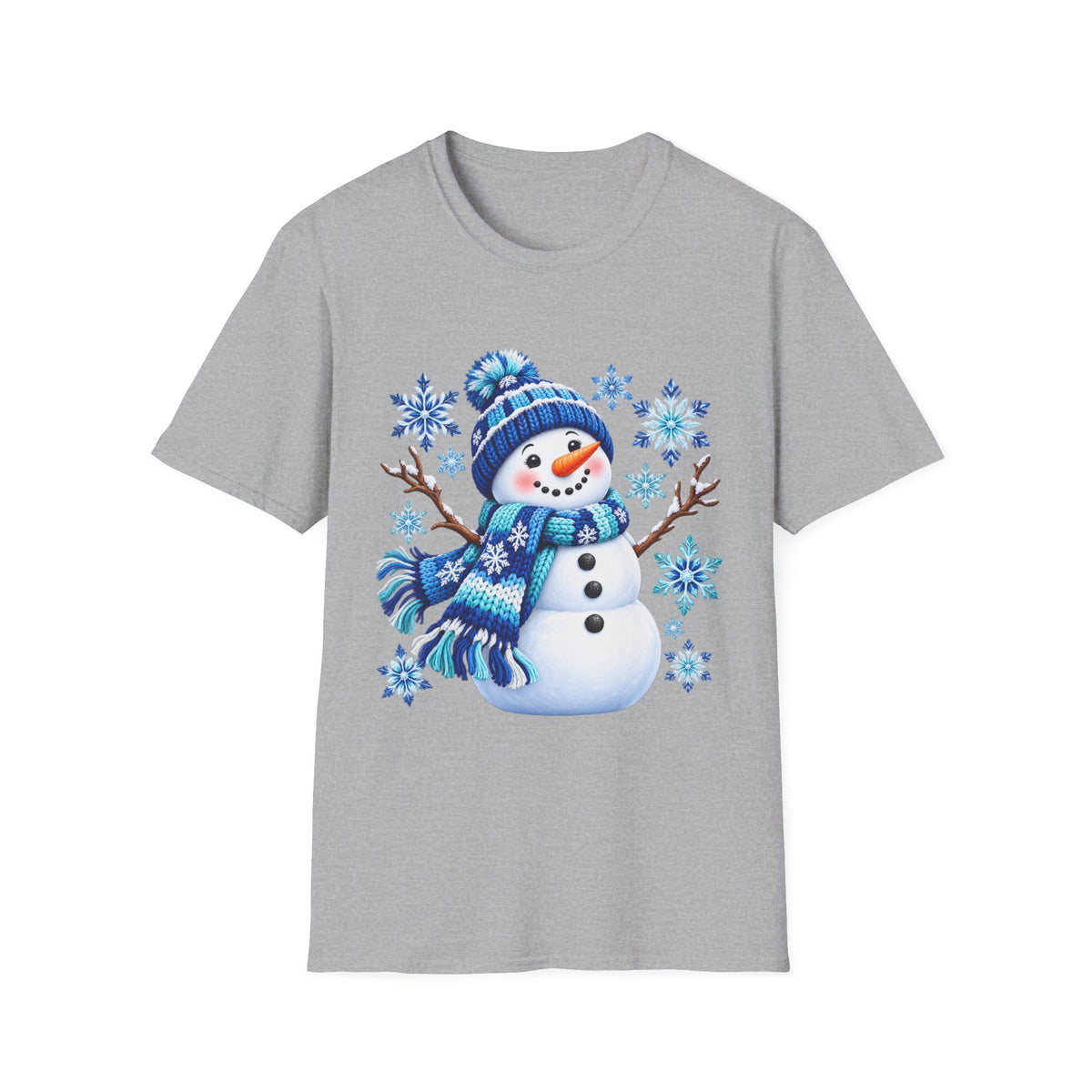 Snowman Winter Graphic T-Shirt