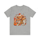 Cozy Highland Cow Autumn Tee | Fall Pumpkin Leaves Sweatshirt Style Shirt