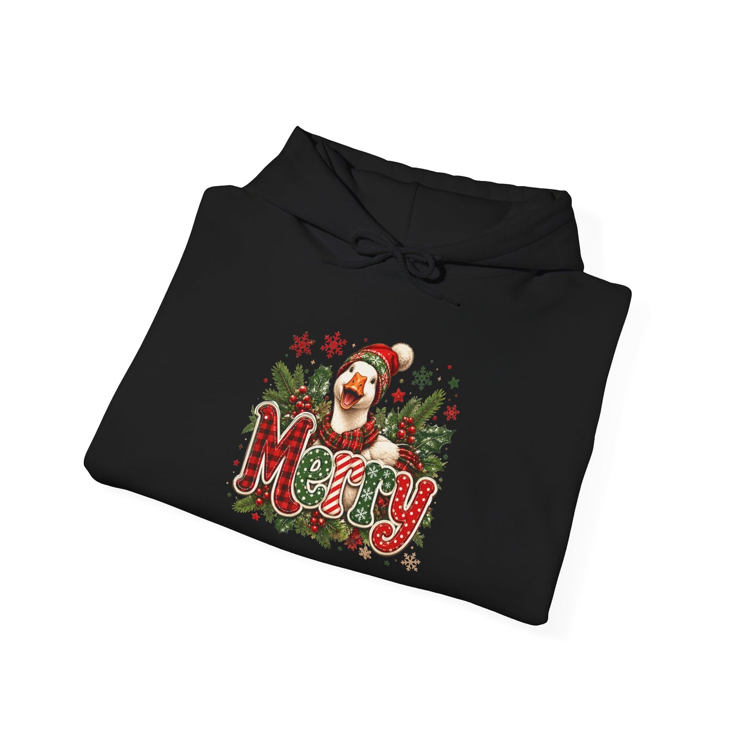 Merry Christmas Dog Hoodie – Festive Plaid Holiday Sweater Design