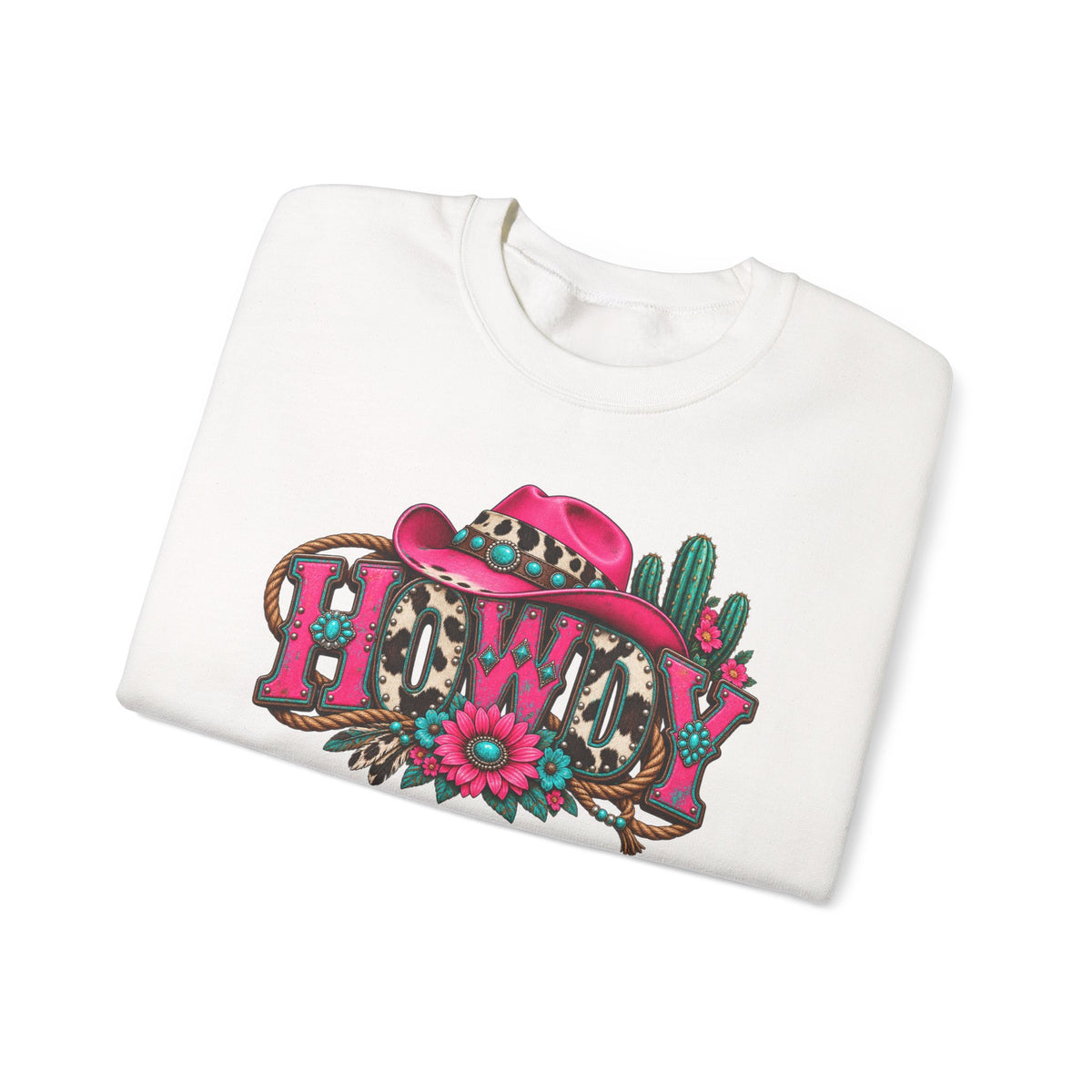 Crewneck Western Howdy