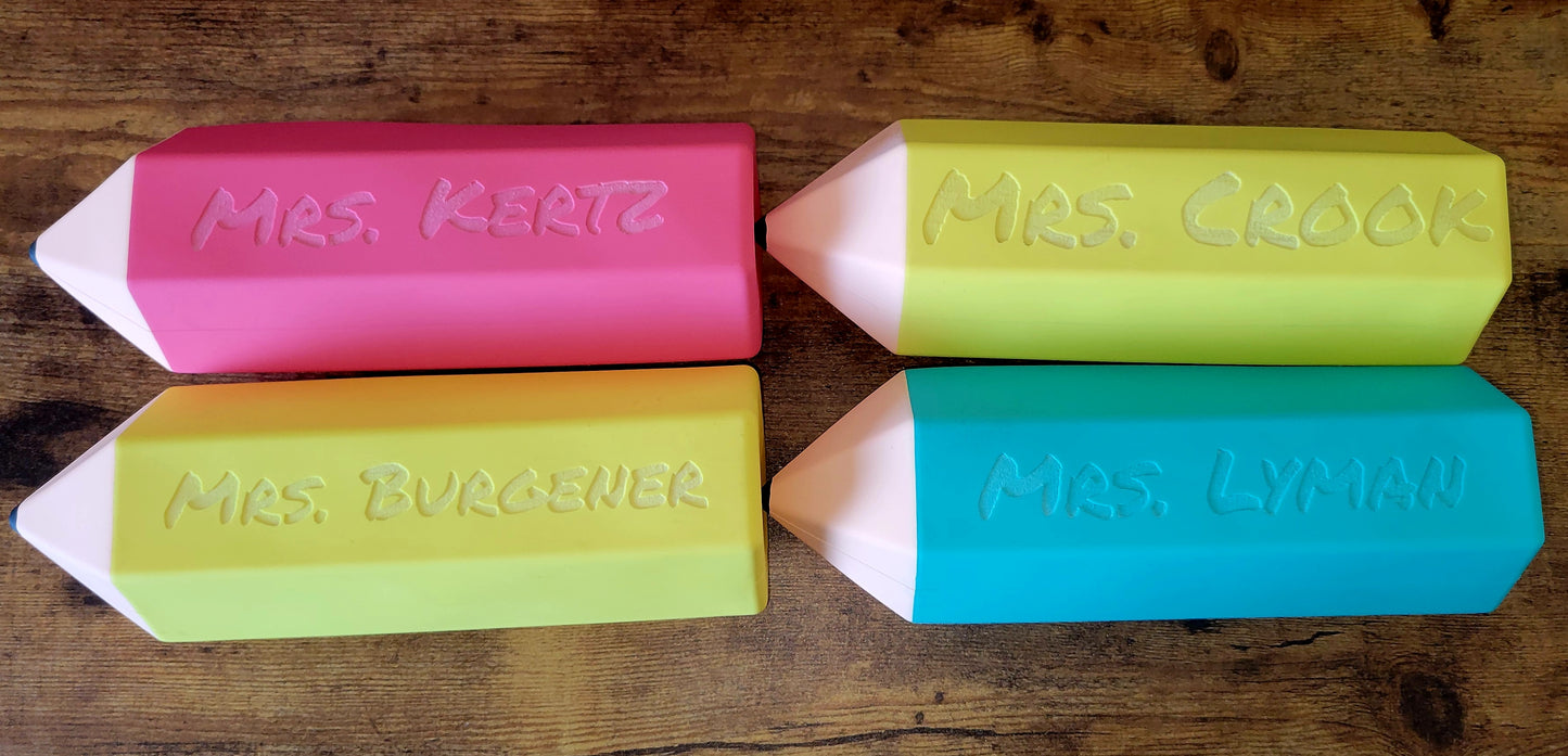 Personalized Jelly Pencil Case – Red's Essential Boutique LLC