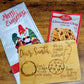 Santa cookie board gift set