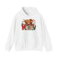 Christmas Highland Cow 'Merry' Hoodie – Cute Plaid Holiday Sweatshirt