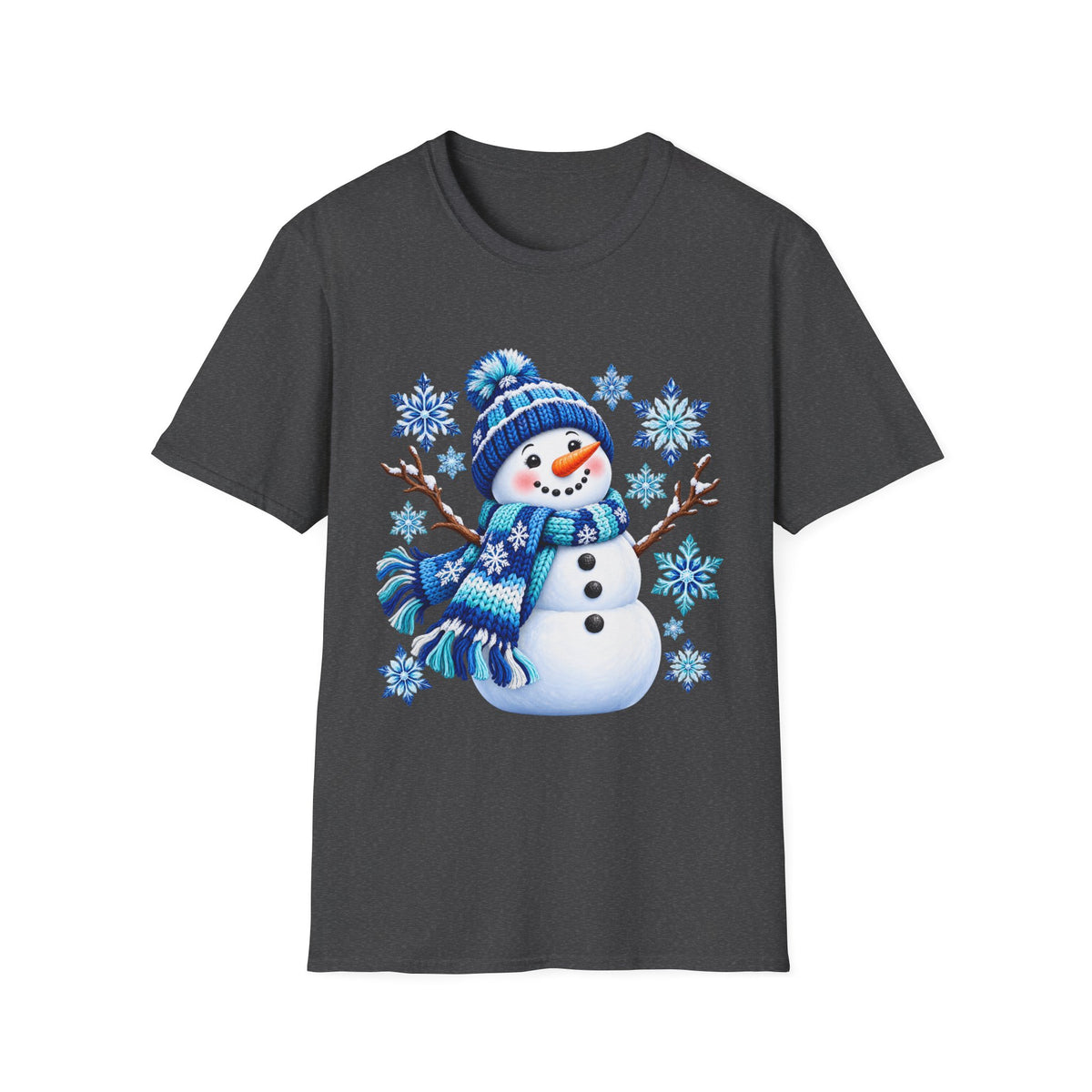 Snowman Winter Graphic T-Shirt