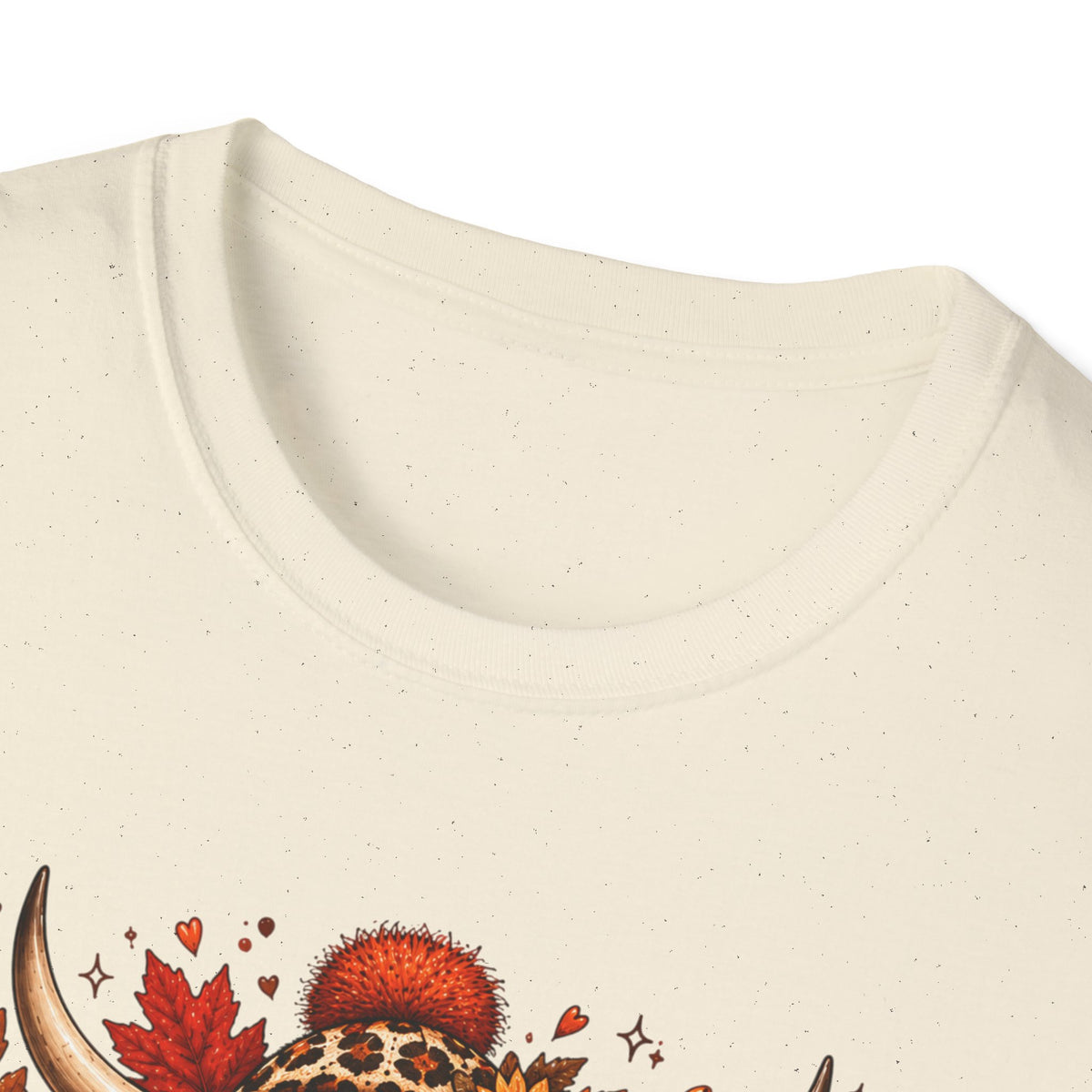 Fall Highland Cow Graphic T-Shirt