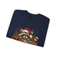 Christmas Raccoon "Merry" Sweatshirt — Cute Holiday Crewneck