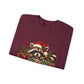 Crewneck-Christmas Raccoon "Merry"