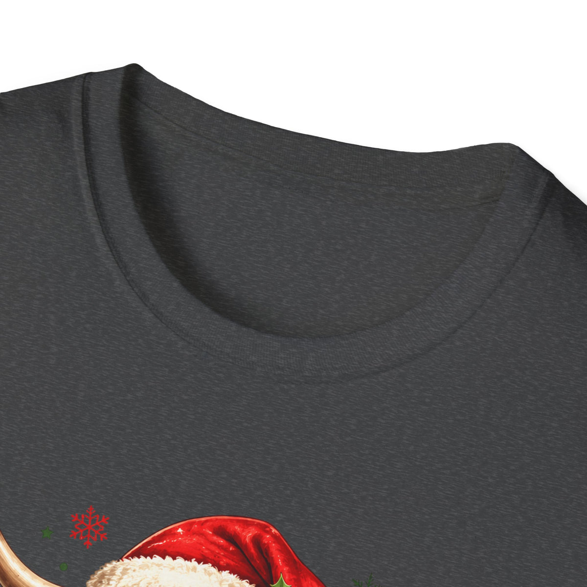 Merry Highland Cow Christmas Graphic T-Shirt