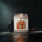 Autumn Highland Cow Candle Scented Soy Candle | Fall Pumpkin Label, 9oz
