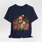 Merry Dog Christmas Tee — Festive Plaid Holiday Dog Shirt