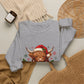 Christmas Highland Cow 'Merry' Sweatshirt – Festive Holiday Crewneck