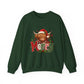 Crewneck- Christmas Highland Cow 'Merry'