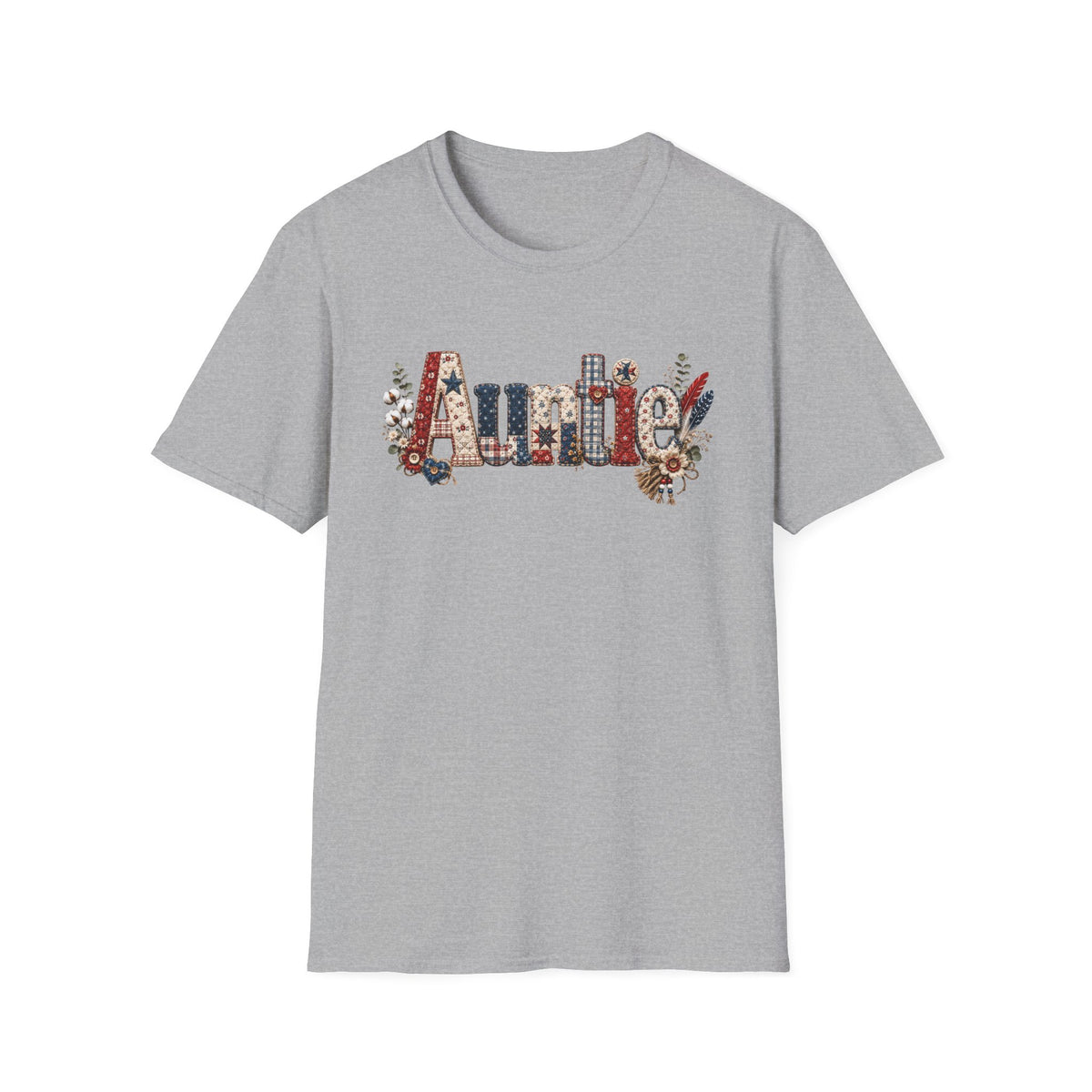 Auntie Floral Graphic T-Shirt