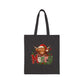 Merry Highland Cow Holiday Tote