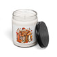 Autumn Highland Cow Candle Scented Soy Candle | Fall Pumpkin Label, 9oz