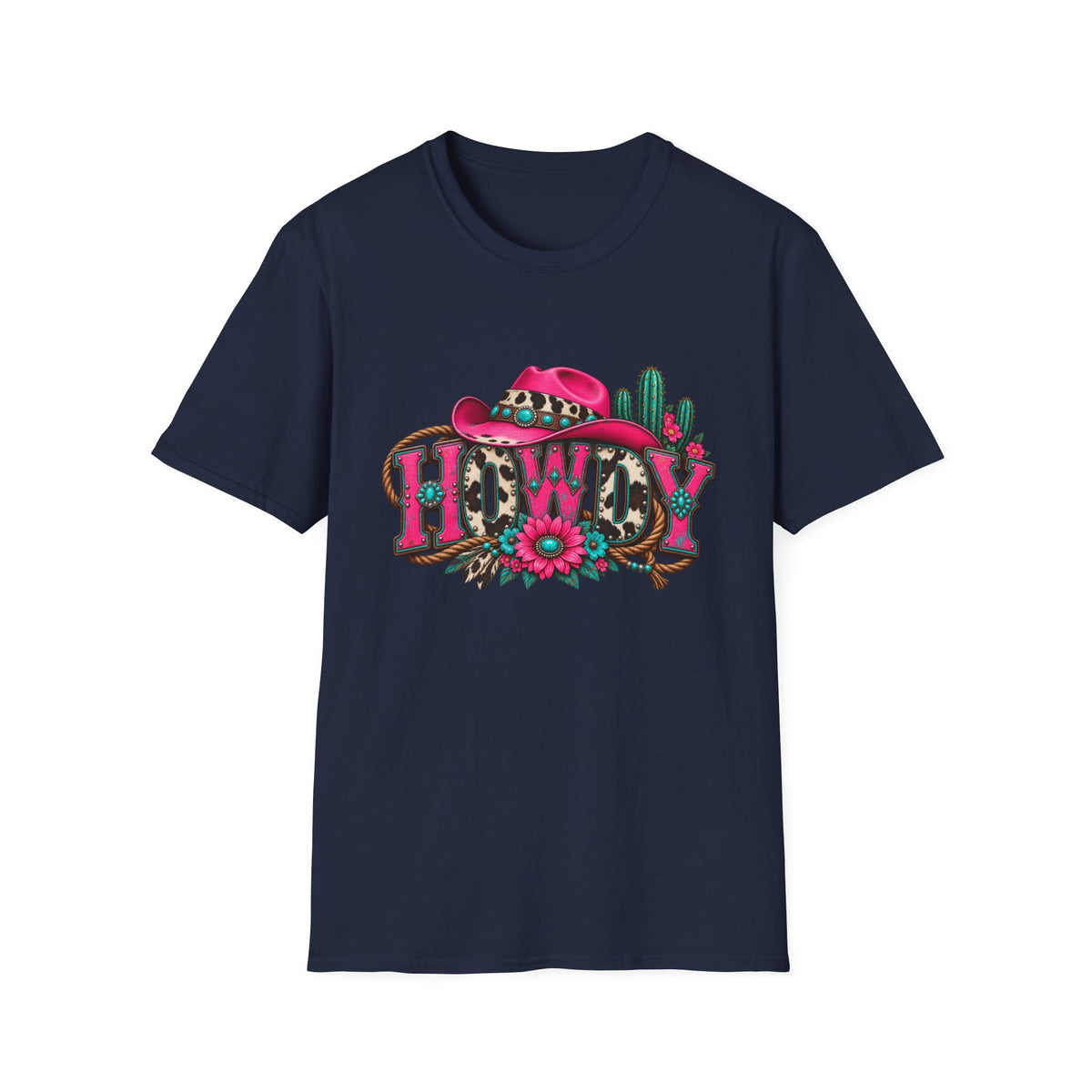 Howdy Floral  Graphic T-Shirt