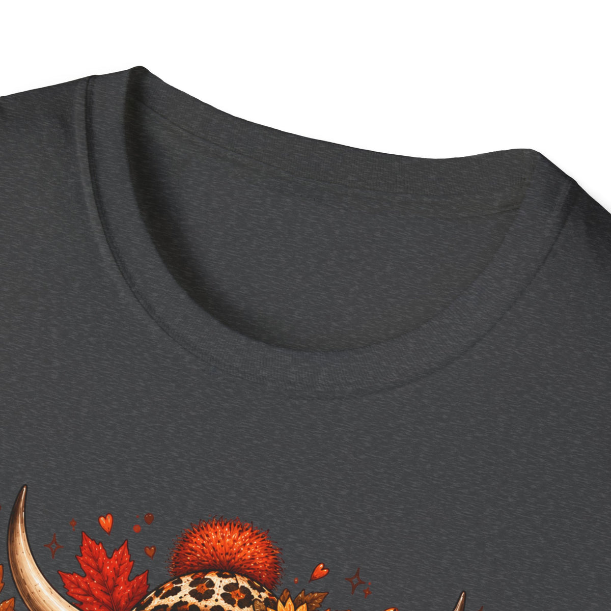 Fall Highland Cow Graphic T-Shirt