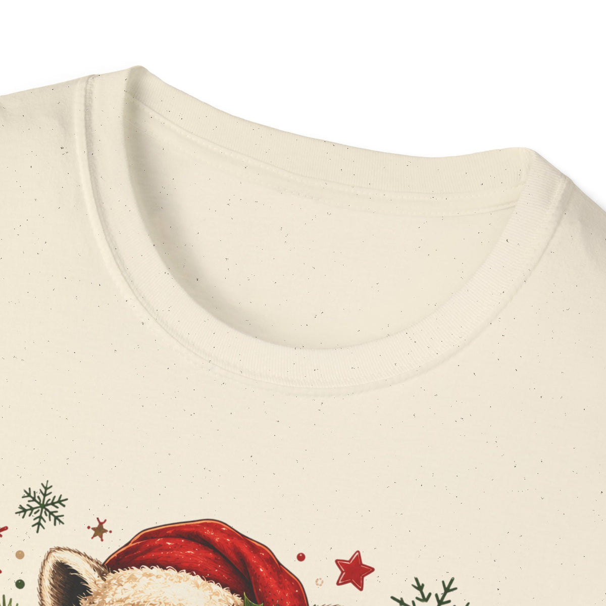 Merry Christmas Raccoon Graphic T-Shirt