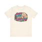 Dream Big Shine Brighter tee | Retro glam portrait, floral typography