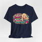 Graphic Tee — "If You Can't Find the Rainbow, Put Up With the Rain" Inspirational Dolly Design