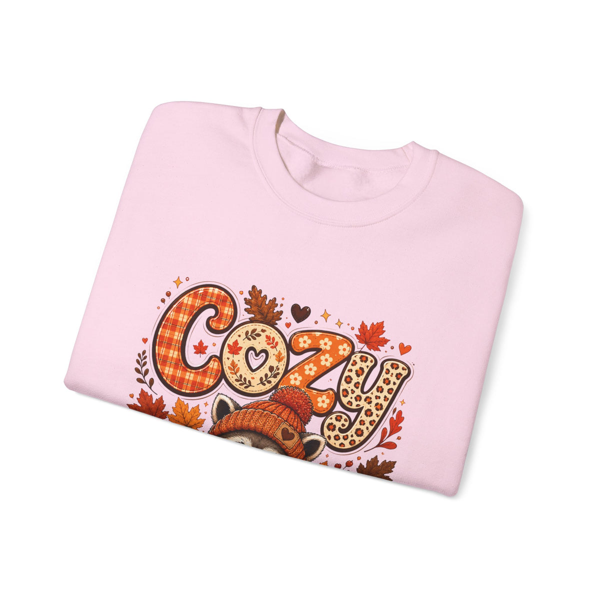 Crewneck- Cozy Raccoon Fall