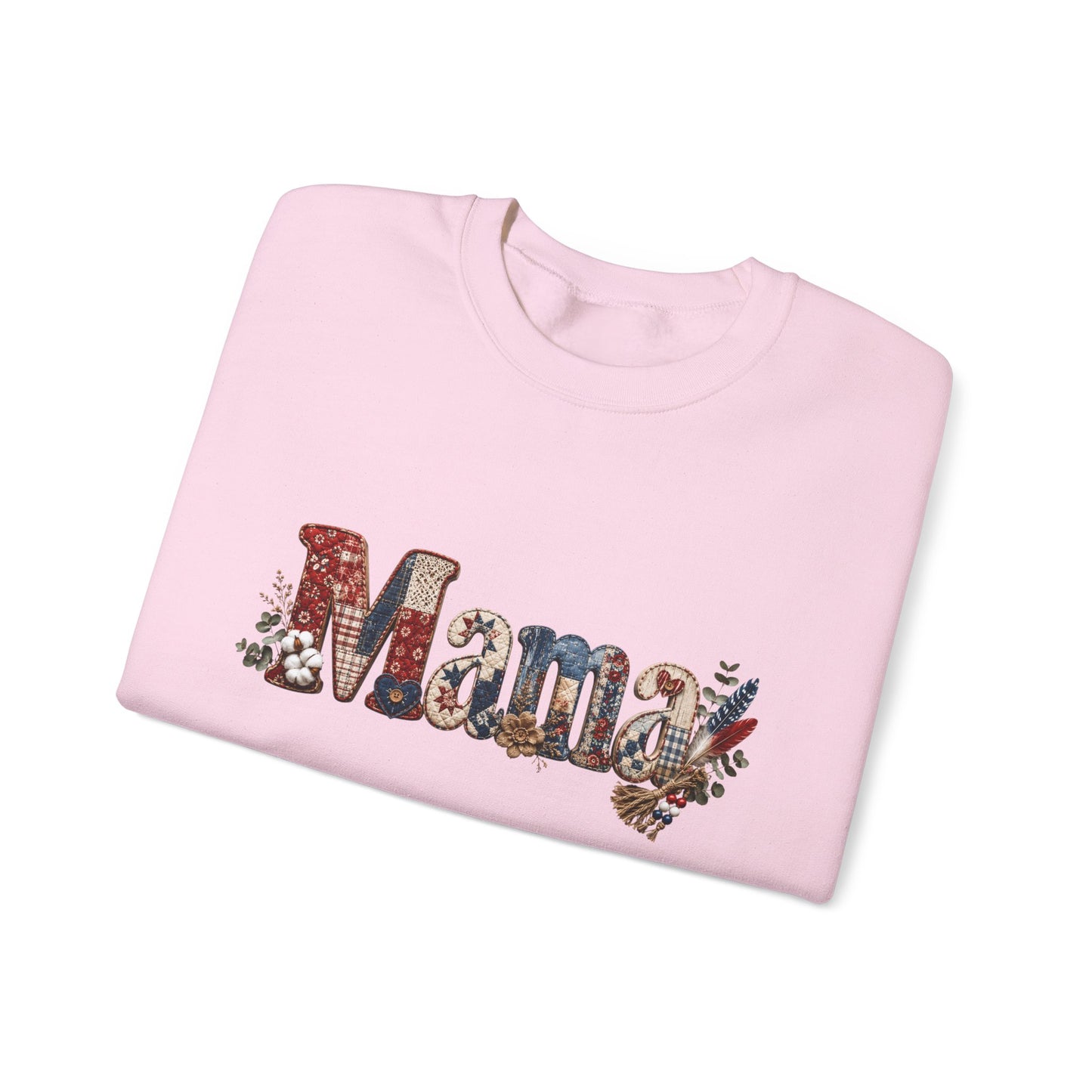 Mama Floral Letters Sweatshirt