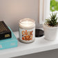 Cozy Highland Cow Candle | Soy Candle, Fall Pumpkin Leaves