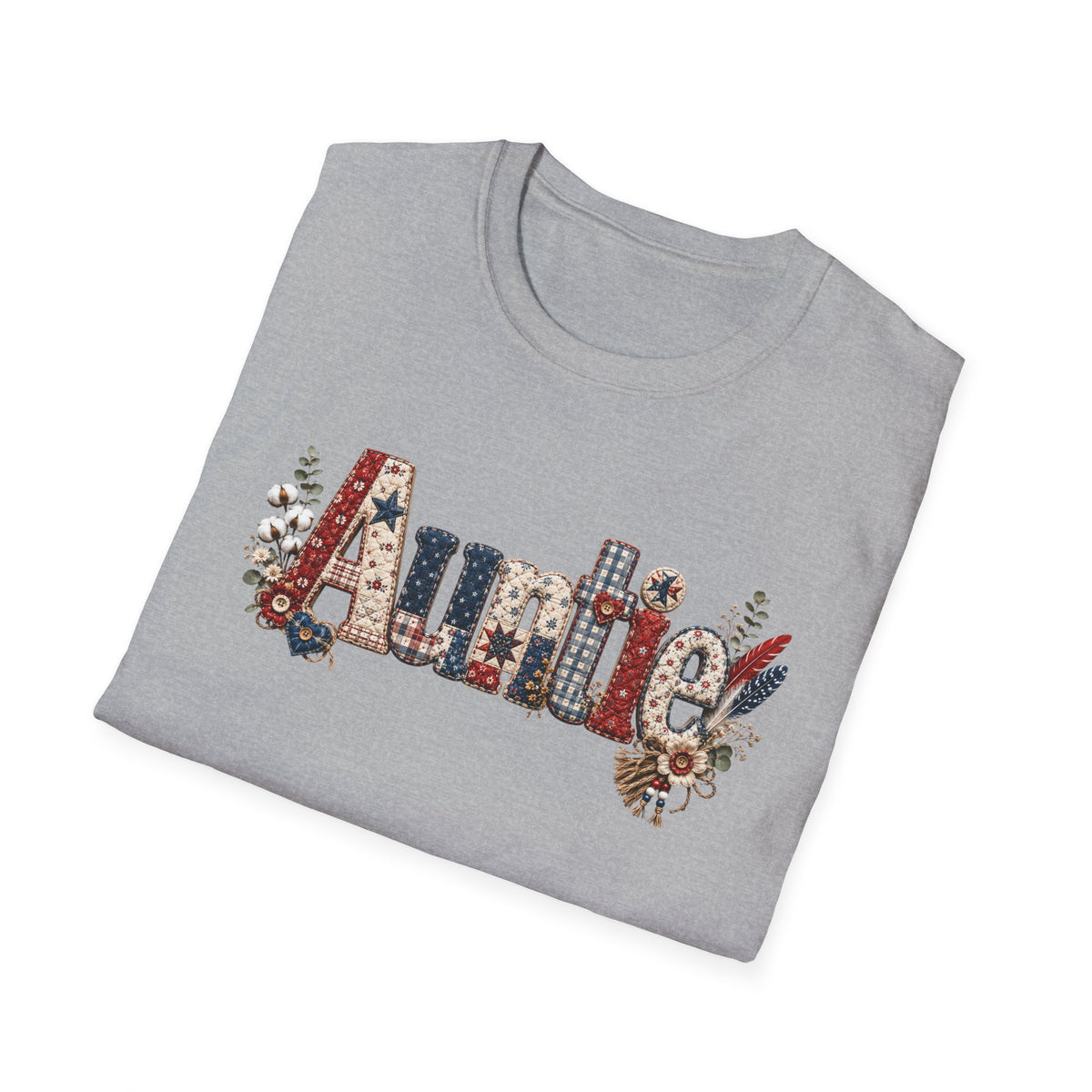 Auntie Floral Graphic T-Shirt