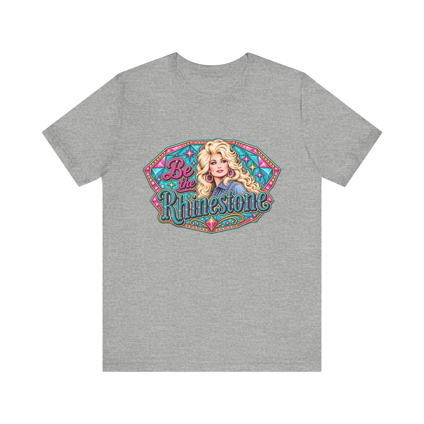 Be the Rhinestone T-Shirt | Retro Country Cowgirl Illustration