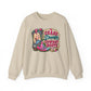 Crewneck Sweatshirt - "Chase Dreams in Cowboy Boots" Retro Western Graphic