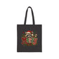 Tote Bag - Merry Raccoon Christmas Canvas Tote