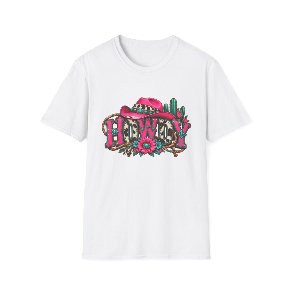 Howdy Floral  Graphic T-Shirt