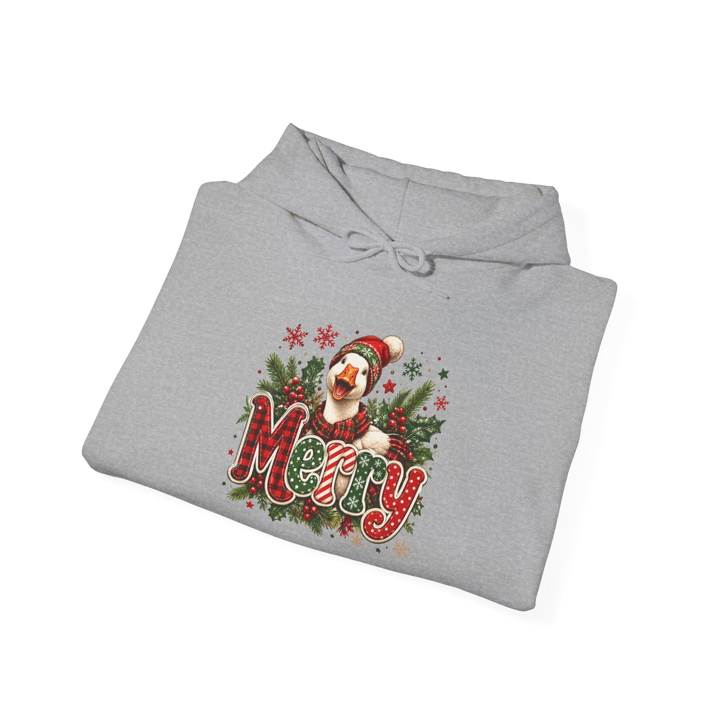 Merry Christmas Dog Hoodie – Festive Plaid Holiday Sweater Design