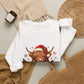 Christmas Highland Cow "Merry" Crewneck Sweatshirt