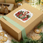 Merry Duck Holiday Sticker — Festive Christmas Kiss-Cut Decal