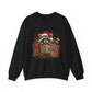 Christmas Raccoon "Merry" Sweatshirt — Cute Holiday Crewneck