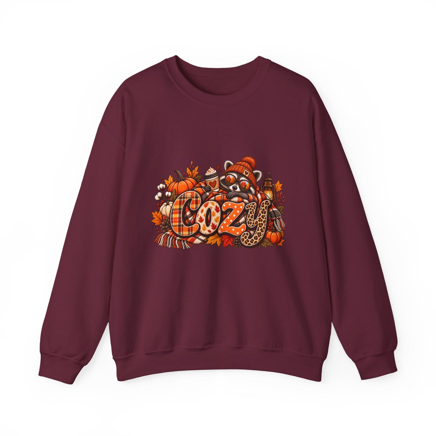 Cozy Fall Pumpkin Patch sweatshirt | Autumn leaves, plaid lettering
